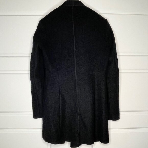 Jacob Black Drape‑Front Knit Cardigan (Small) - Picture 3 of 11